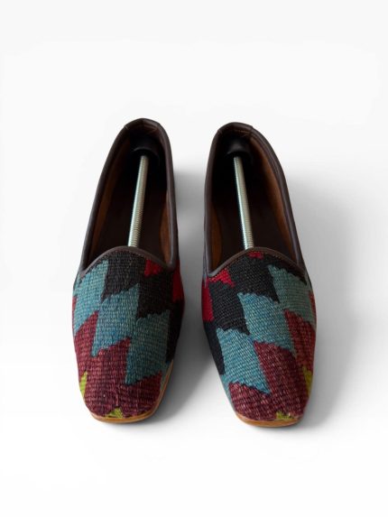 Women's Kilim Slippers I Handmade Women's Shoes I Women's Loafers EU 39 / UK 6