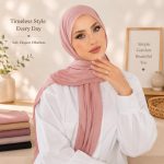 Elegant Jersey Khimar Hijab | Soft, Stretchy, Comfortable for Women